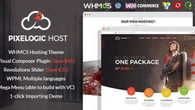 Photo of [Download-S2] Pixelogic v2.0.0 - WHMCS Hosting, Shop & Corporate Theme