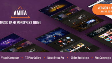 Photo of [Download-S2] AMITA v1.5.3 - Music Band WordPress Theme