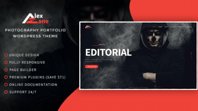Photo of [Download-S2] Alex Zane v1.0.1 - Photo/Portfolio WordPress Theme