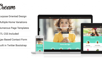 Photo of [Download-S2] Cream - Ice Cream and Bakery HTML5 Template