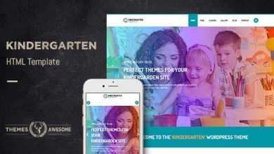 Photo of [Download-S2] Kindergarten v1.0 - HTML template