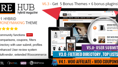 Photo of [Download-S2] REHub v6.3 - Directory, Shop, Coupon, Affiliate Theme