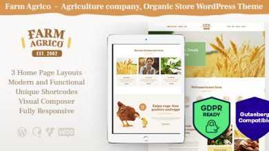 Photo of [Download-S2] Farm Agrico v1.2.1 - Agricultural Business WordPress Theme