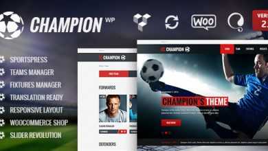 Photo of [Download-S2] Champion v2.9 - Soccer & Football WordPress Theme