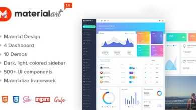 Photo of [Download-S2] Materialart v1.0 - Powerful Material Admin Template