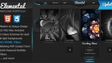 Photo of [Download-S2] Elemental - Themeforest Uniquely Designed HTML Template