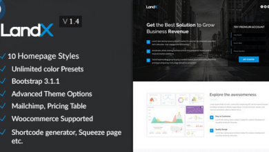 Photo of [Download-S2] LandX v1.4.4 - Multipurpose Wordpress Landing Page