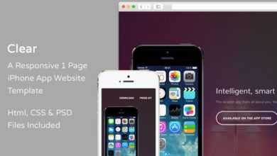 Photo of [Download-S2] Clear - Creativemarket iPhone App Website Template