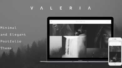 Photo of [Download-S2] Valeria v1.1.2 - Photography WordPress Theme