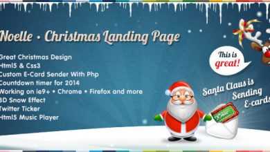 Photo of [Download-S2] Noelle - Christmas Landing Page Template