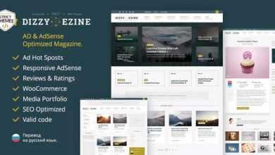 Photo of [Download-S2] DizzyMag v1.0.10 - Ad&Review WordPress Magazine Theme