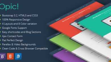 Photo of [Download-S2] Opic! Flat One Page Responsive Template