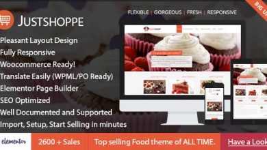 Photo of [Download-S2] Justshoppe v10.0 - Elementor Cake Bakery WordPress Theme