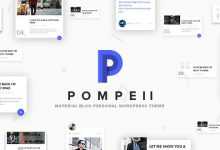 Photo of [Download-S2] Pompeii - Material Blog, Personal WordPress Theme