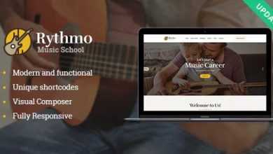 Photo of [Download-S2] Rythmo v1.1.0 - Music School WordPress Theme