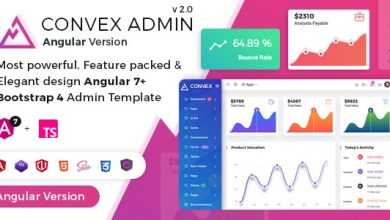 Photo of [Download-S2] Convex - Angular Bootstrap Admin Dashboard Template