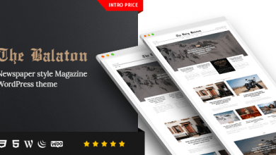 Photo of [Download-S2] Balaton v1.0.8 - Newspaper style Magazine WordPress