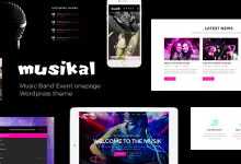 Photo of [Download-S2] Musikal v1.0 - OnePage Music WordPress Theme