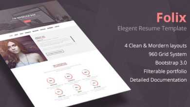 Photo of [Download-S2] Folix - Responsive Resume, Personal Portfolio Temp