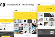 Photo of [Download-S2] Kanop - Photography & Personal Blog HTML Template