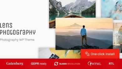 Photo of [Download-S2] Lens Photography v1.0.5 - Photography Portfolio WordPress Theme