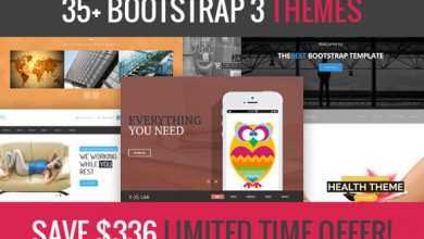 Photo of [Download-S2] Creativemarket 35+ Bootstrap 3 themes pack