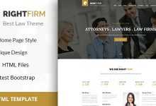 Photo of [Download-S2] RIGHTFIRM - Law & Business HTML Template