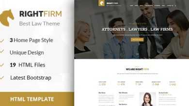 Photo of [Download-S2] RIGHTFIRM - Law & Business HTML Template