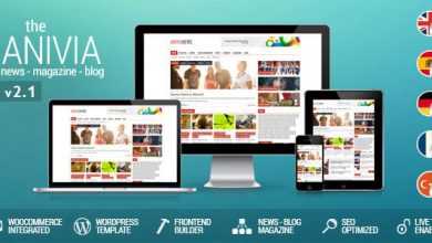 Photo of [Download-S2] Anivia v2.1 - News, Magazine, Blog Wordpress Templates