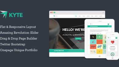 Photo of [Download-S2] Kyte - Flat Onepage Responsive WordPress Theme