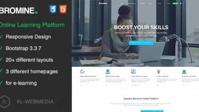 Photo of [Download-S2] Bromine - Online Learning Platform HTML5 Template