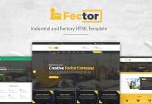 Photo of [Download-S2] Fector - Factory & Industrial Business HTML Template