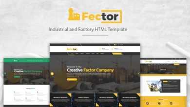 Photo of [Download-S2] Fector - Factory & Industrial Business HTML Template