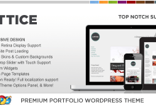 Photo of [Download-S2] WP Lattice Themeforest Responsive Portfolio Theme