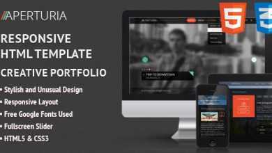 Photo of [Download-S2] Aperturia Themeforest Responsive HTML Template