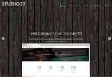 Photo of [Download-S2] Studio 27 - Creativemarket Responsive One Page Theme