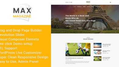 Photo of [Download-S2] Max Magazine v1.0 - News and Blog WordPress Theme