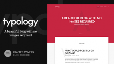 Photo of [Download-S2] Typology v1.5.2 - Text Based Minimal WordPress Blog Theme
