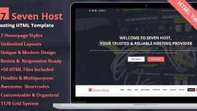 Photo of [Download-S2] Seven Host - Themeforest Hosting HTML Template
