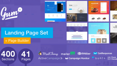 Photo of [Download-S2] Gum v4.6.3 - Landing Page Set with Page Builder
