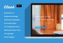 Photo of [Download-S2] Sleek - Responsive Bootstrap 3 Landing Page