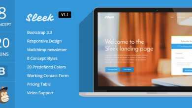 Photo of [Download-S2] Sleek - Responsive Bootstrap 3 Landing Page