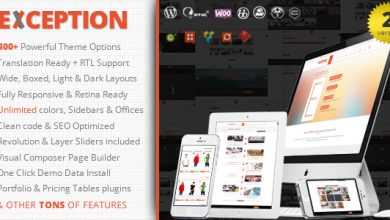 Photo of [Download-S2] EXCEPTION v2.0.5 - Responsive Multi-Purpose WordPress Theme