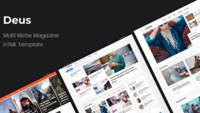Photo of [Download-S2] Deus - Multi-Niche Newspaper HTML Magazine