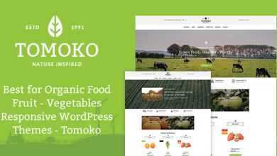 Photo of [Download-S2] Tomoko v1.0 - Organic Food/Fruit/Vegetables Theme