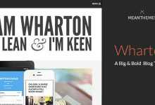 Photo of [Download-S2] Wharton v1.2.3 - A Big & Bold WordPress Blog Theme