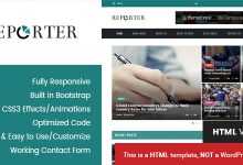 Photo of [Download-S2] Max Reporter - HTML Magazine Template