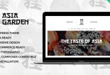 Photo of [Download-S2] Asia Garden v1.1.1 - Asian Food Restaurant WordPress Theme
