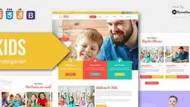 Photo of [Download-S2] KIDS - Kindergarten and Child Care HTML Template