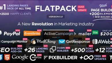 Photo of [Download-S2] FLATPACK v5.0 – Landing Pages Pack With Page Builder